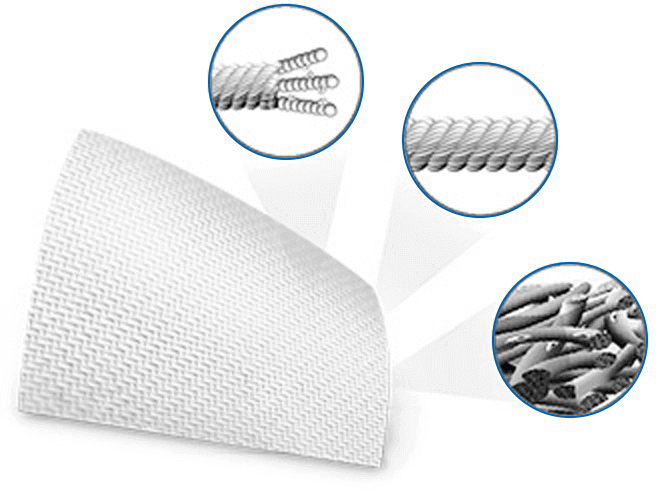 Image of collagen used in cross-linking technology